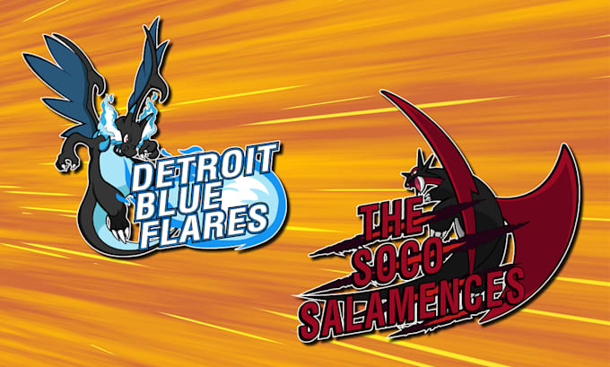 make custom pokemon draft league logo