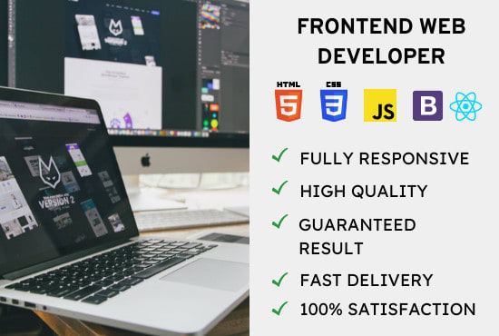 Do frontend development using html,css,javascript and react by ...