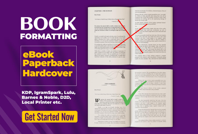 Do book formatting, book layout design for kdp by Jose_idesign | Fiverr