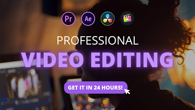 professionally edit your youtube videos in 24 hours