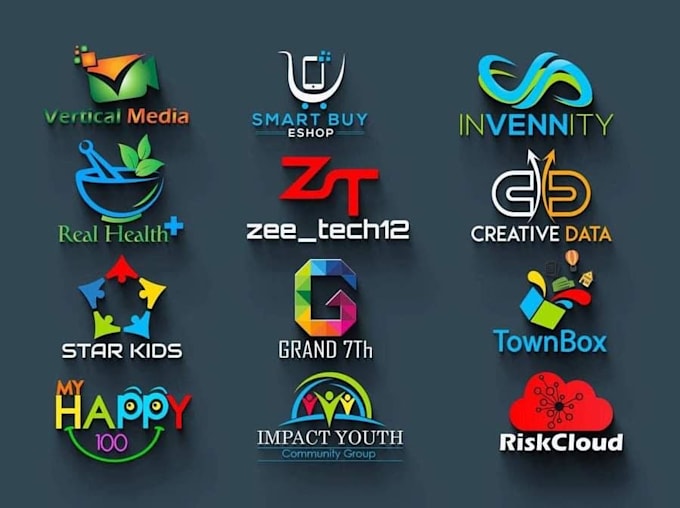 create modern minimalist logo for your business website and youtube channel