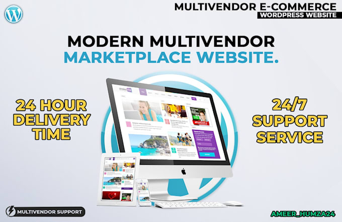 develop multi vendor website and wordpress ecommerce store