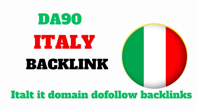 build quality italian backlinks for italy SEO high da link building