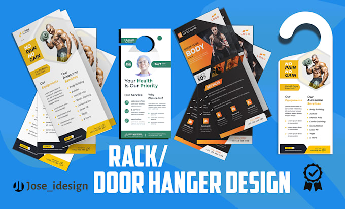 design professional door hanger for your business