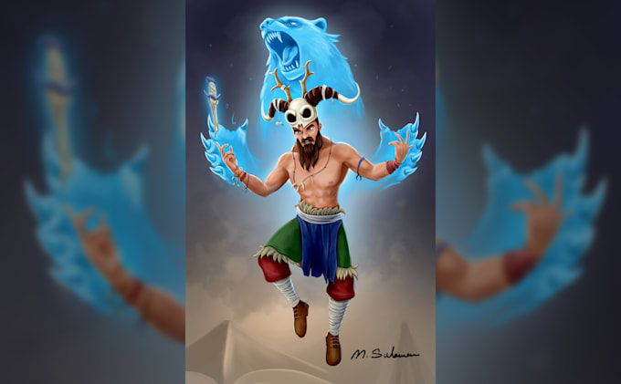 create aaa character design, concept art for you