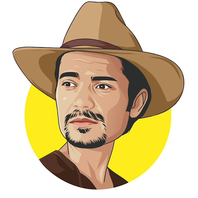 Draw big head cartoon vector by Rikaoktapia_ Fiverr