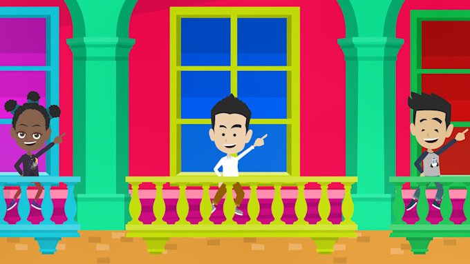 make eye catchy kids animation in low budget