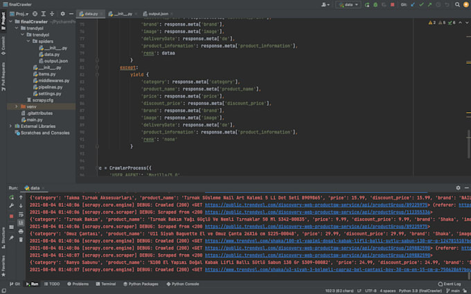 make web crawler for your website