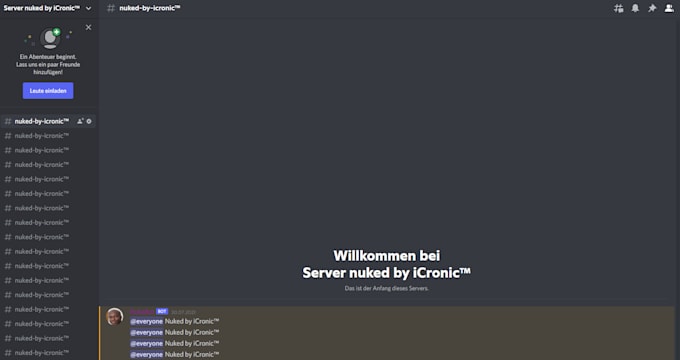 send you a python script of a discord nuke bot
