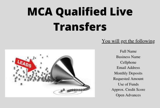 provide real time mca transfers