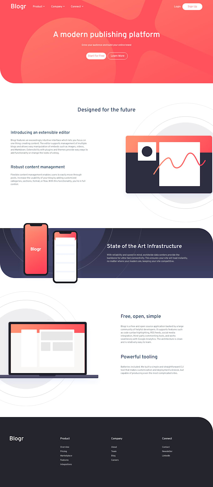 Code a website using html, css and javascript from design by ...