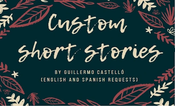 write your idea into a short story