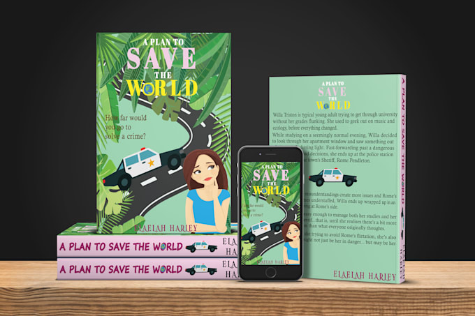 design a realistic hard book cover