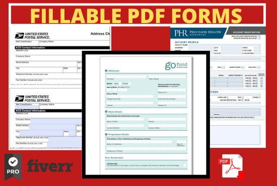 Create fillable pdf form or convert to fillable pdf form by Bvm ...