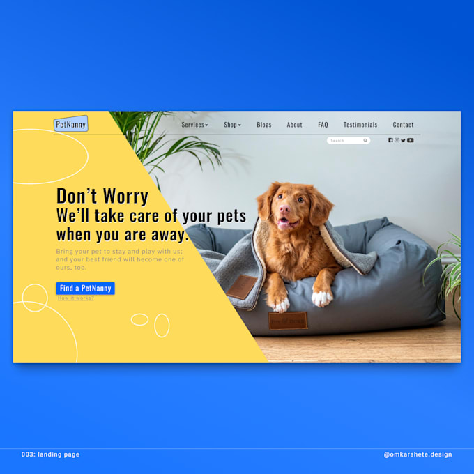 design website landing pages
