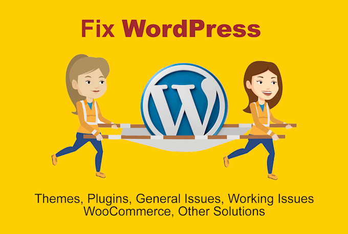 fix wordpress website errors and issues
