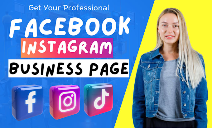do facebook business page create and setup, instagram page