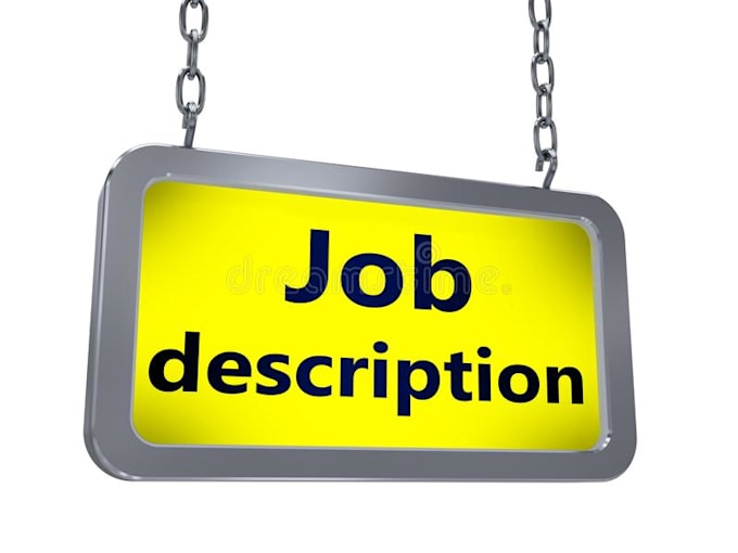 create perfect job description for you