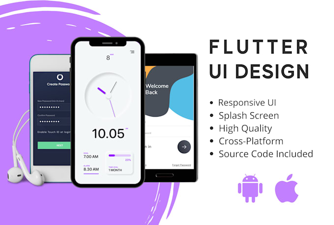 Create ui designs for android or ios using flutter by Sarib16 | Fiverr