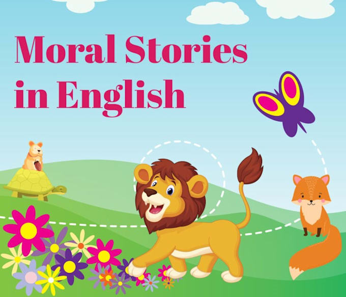 write moral, inspiring kids stories with sketches