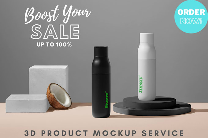 Make a professional packaging and 3d mockup of your product by ...