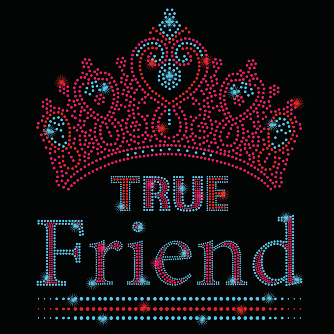 do rhinestone and glitter design for you