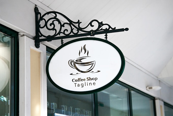 design minimalist coffee shop logo