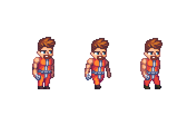 create pixel art characters for your games