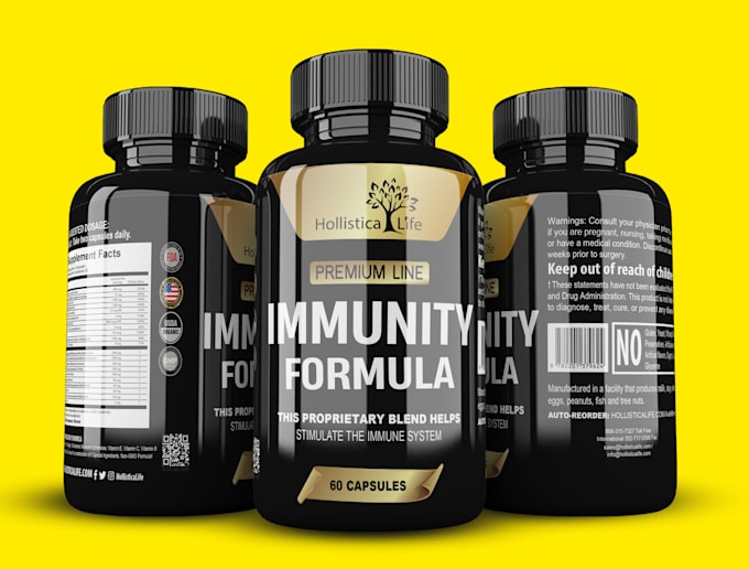 do bottle label design, supplement label, and product packaging