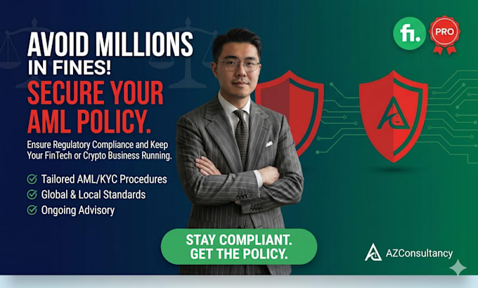 draft policies for your business ie aml, kyc and etc