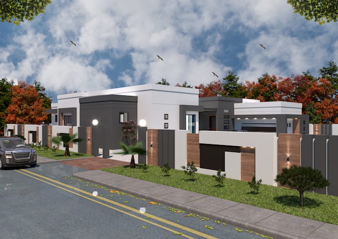 create your 3d landscape animation and exterior design