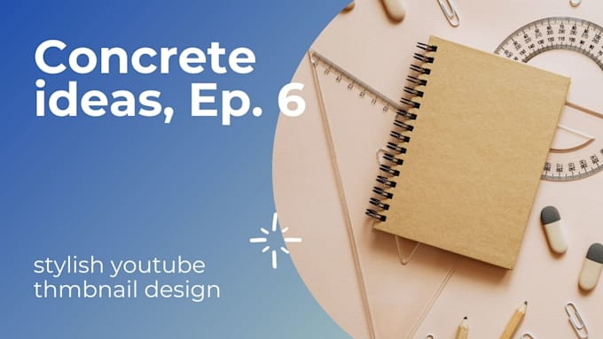 create stylish youtube thmbnail design