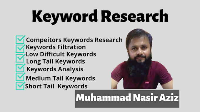 do keyword research and competitor analysis