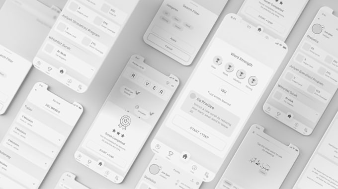 create UI UX and wireframe designs for mobile app or website