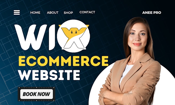 make professional wix ecommerce, online store, shop design