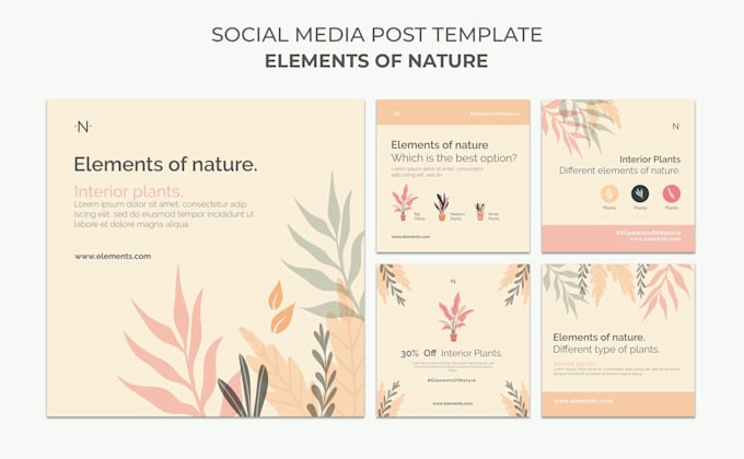 design editable instagram posts for you