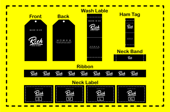 Bands Contact Clothing Labels