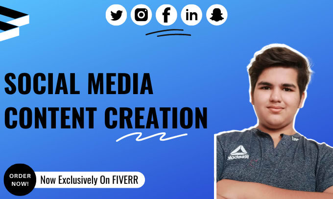 do social media content creation and management