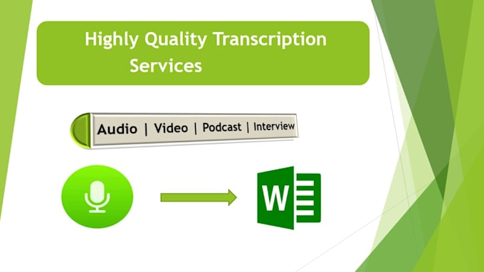 do audio video youtube and podcast transcription