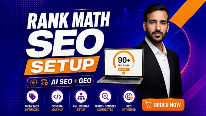 set up rank math on page seo for website google ranking and ai GEO optimization