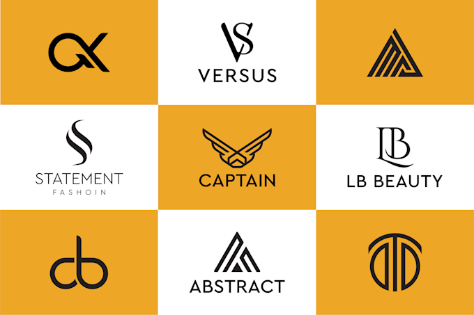 do personal monogram initial name letter text logo design