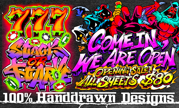 create a graffiti design for your tshirt and merchandise