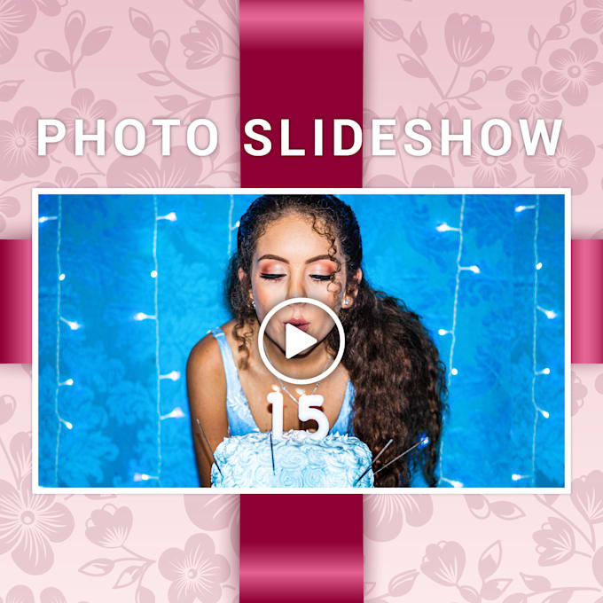 create a picture slideshow for birthday