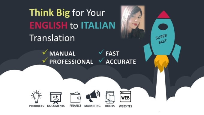 Professionally Translate For You English To Italian Italian To English