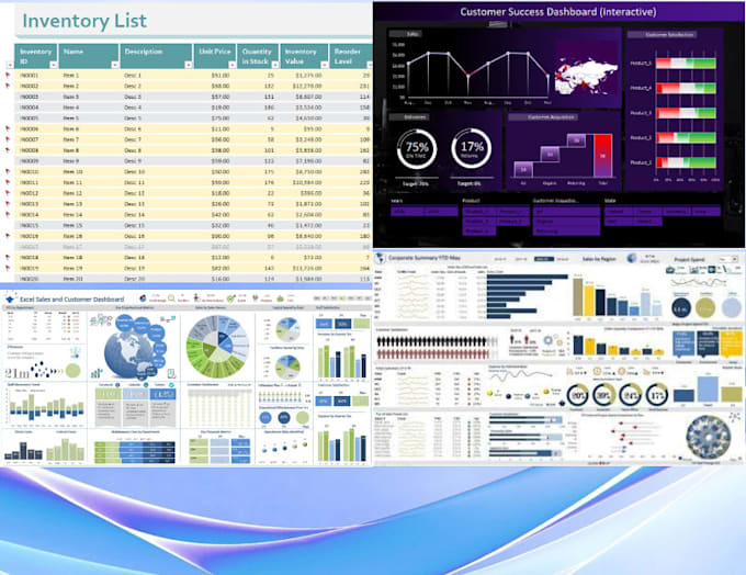 be processing data of all sorts in spreadsheets with presentations