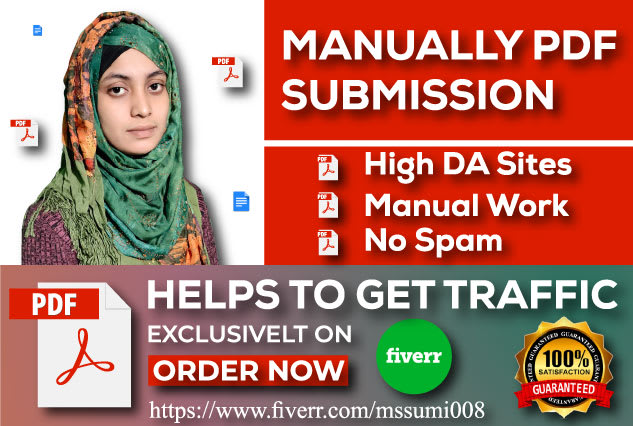 do manually PDF submission to high da sites