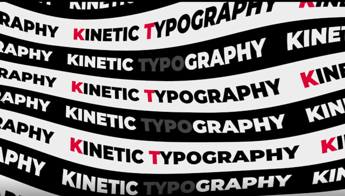 create modern, engaging, kinetic typography animation