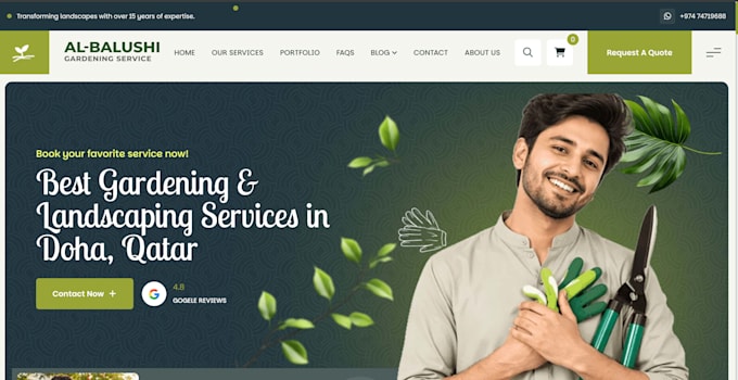 develop a professional wordpress website