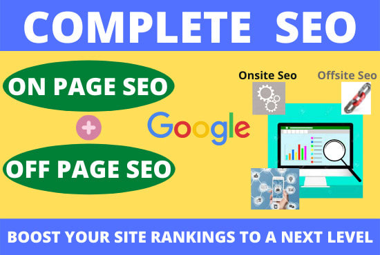 perform full seo optimization for top rankings on google