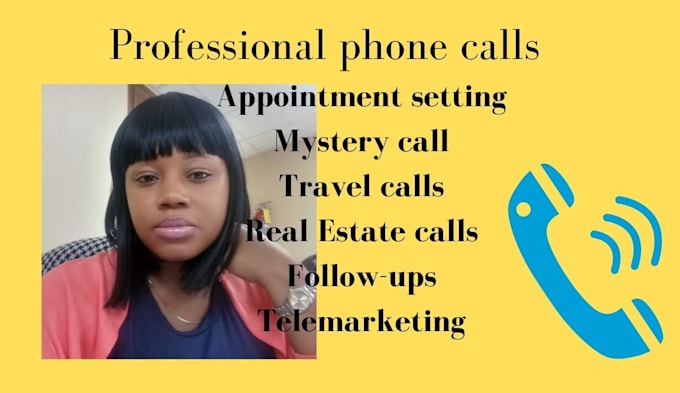 make professional phone calls for you